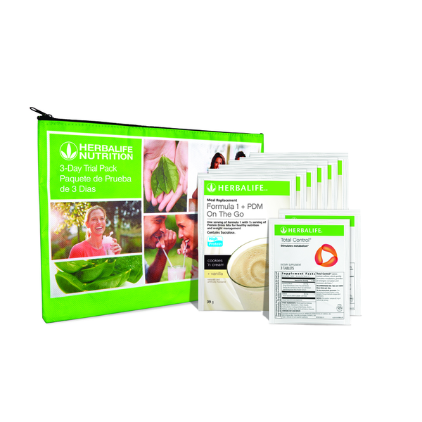 3-Day Trial Pack with Total Controlยฎ: 1 Pack
